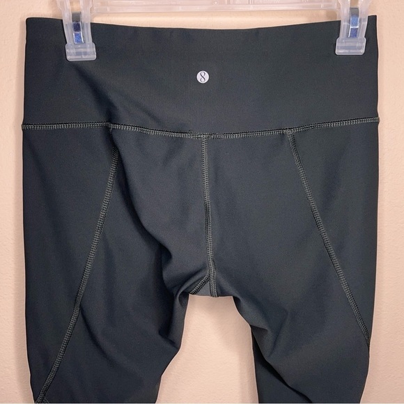 SMALL LAYER 8 LEGGINGS GREY COLORFUL ACCENT STRETCH ACTIVEWEAR ATHLETIC - Picture 3 of 11